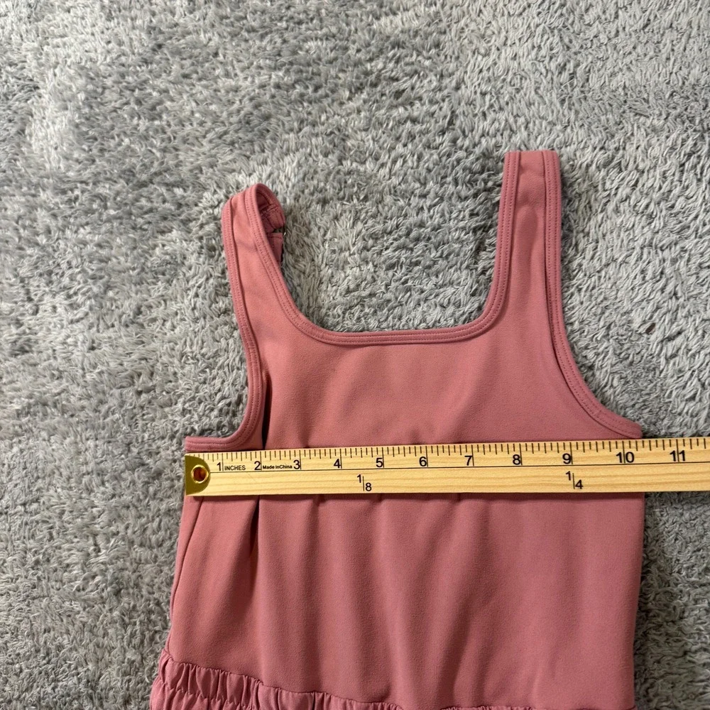Abercrombie Kids Girls YPB Active Jumpsuit Size 5/6 Pink Breathable Jogger